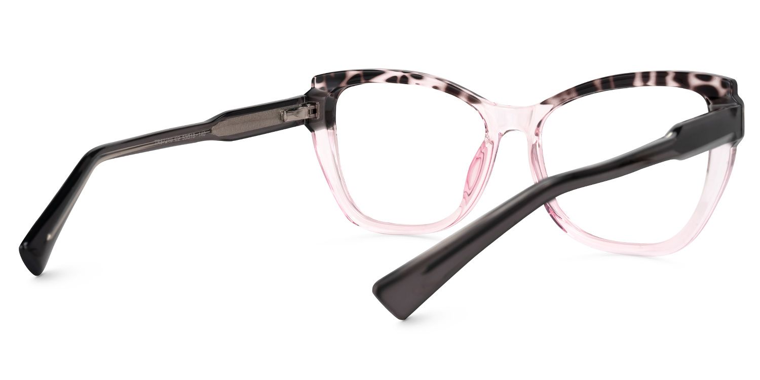Geometric Ratcliff Pink Glasses deals -Zeelool Glasses3