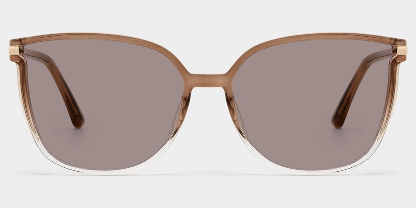 Rodz Brown Square Sunglasses