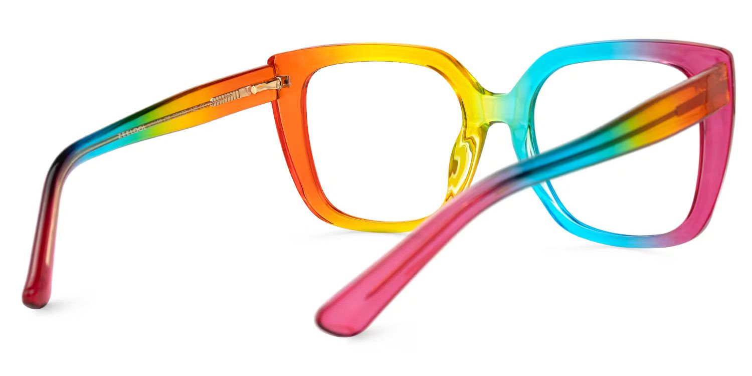 Carrero Square Multicolor Glasses | ZEELOOL UK3
