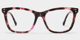 Tyler Pink Tortoise Square Glasses1
