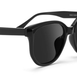 Mirage Black Geometric Sunglasses4