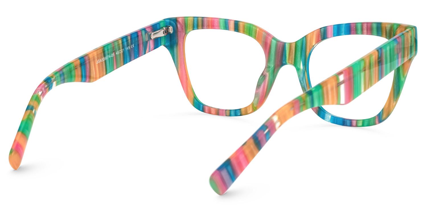 Nereyda Candy Glasses Peppemint Frames | ZEELOOL UK3