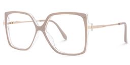 Dianne Square Pink Glasses1