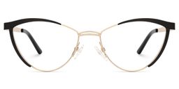 Sydney Cat Eye Black Glasses0