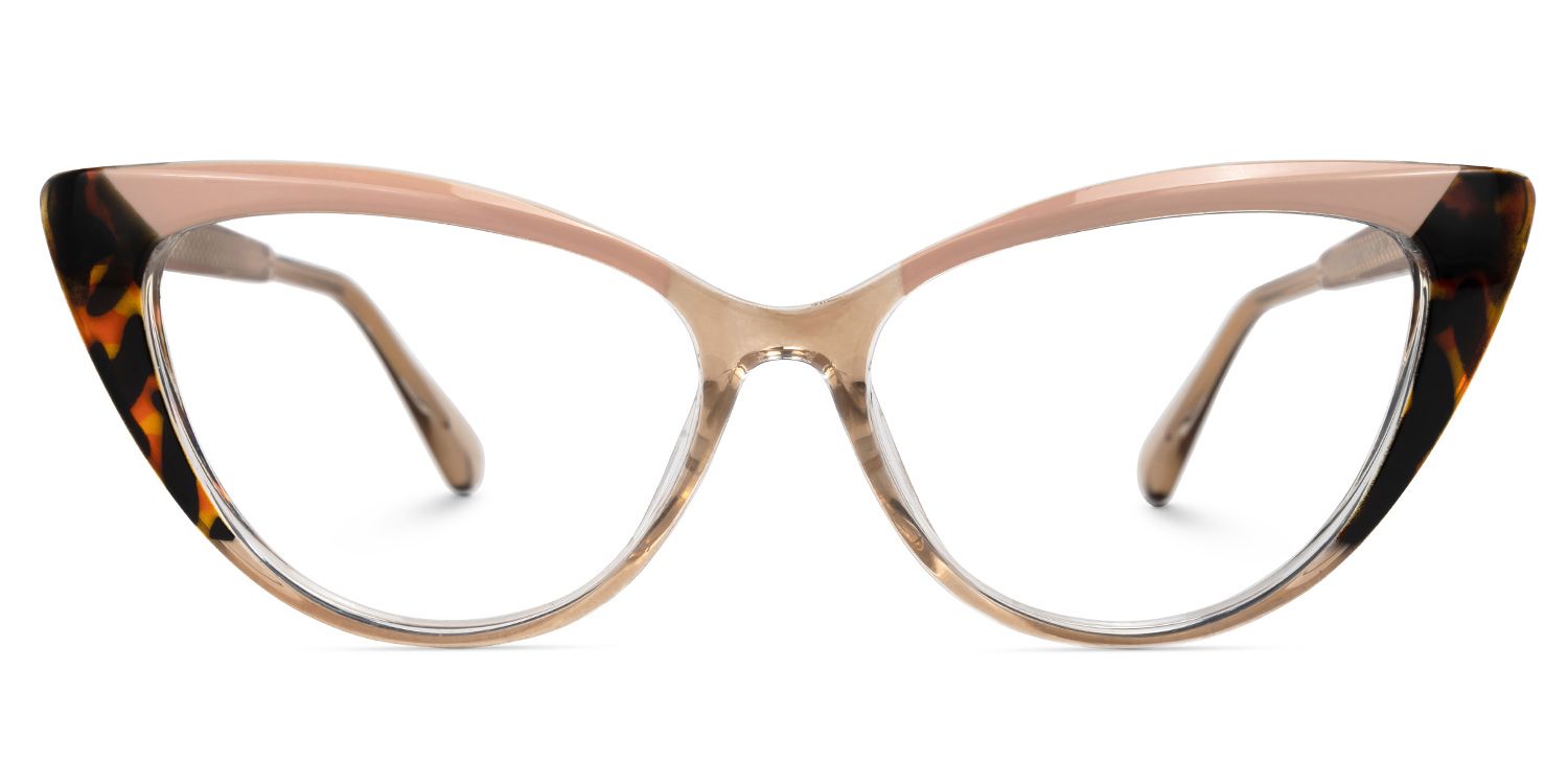 Sawida Cateye Two-Tone Glasses0