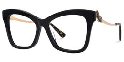 Elida Butterfly Black Glasses1