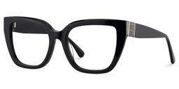 Tamarrah Cateye Black Glasses3