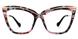 Winston Butterfly Floral Glasses0