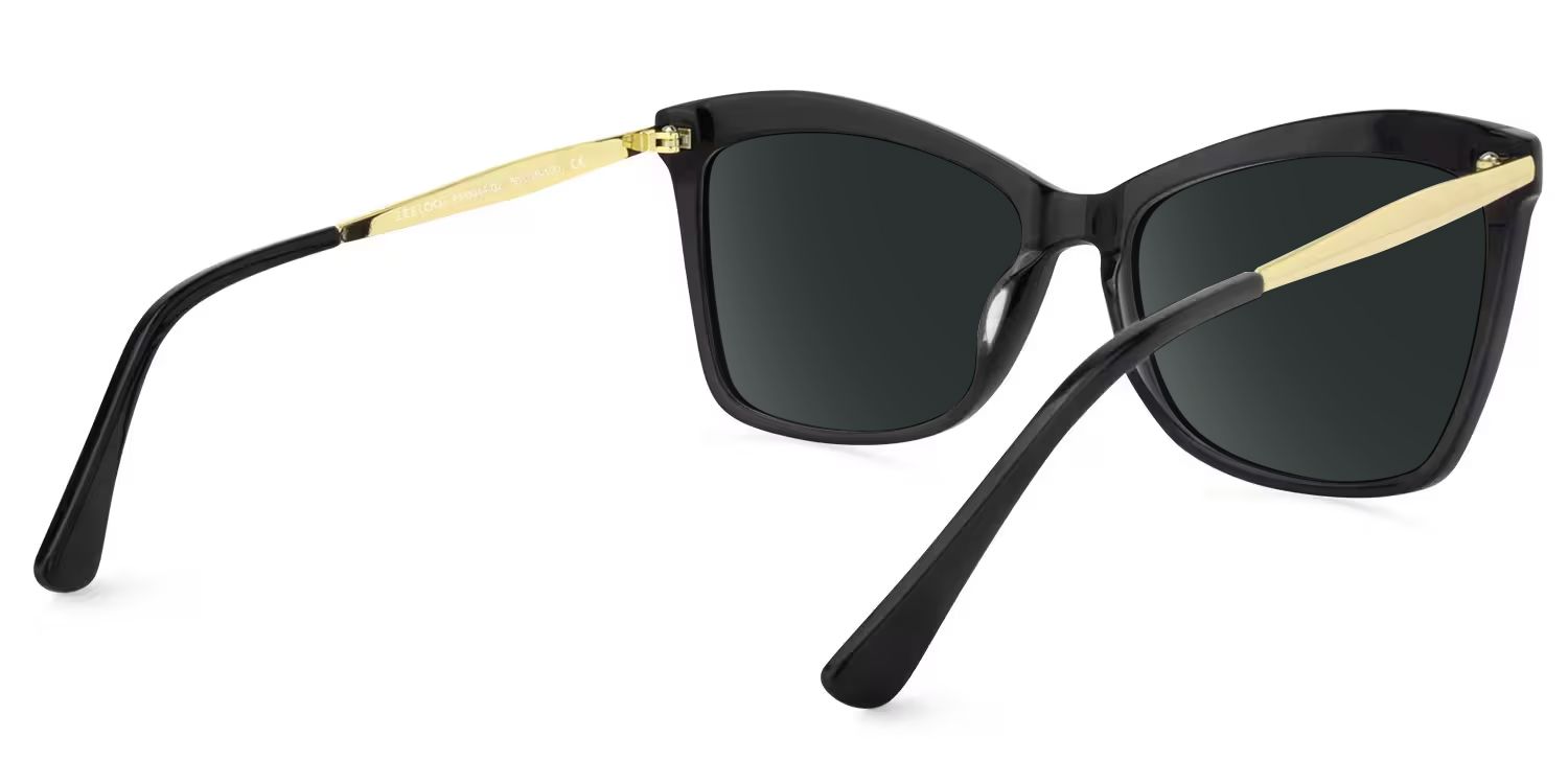 Isaebella Butterfly Black Frame Sunglasses | ZEELOOL UK3