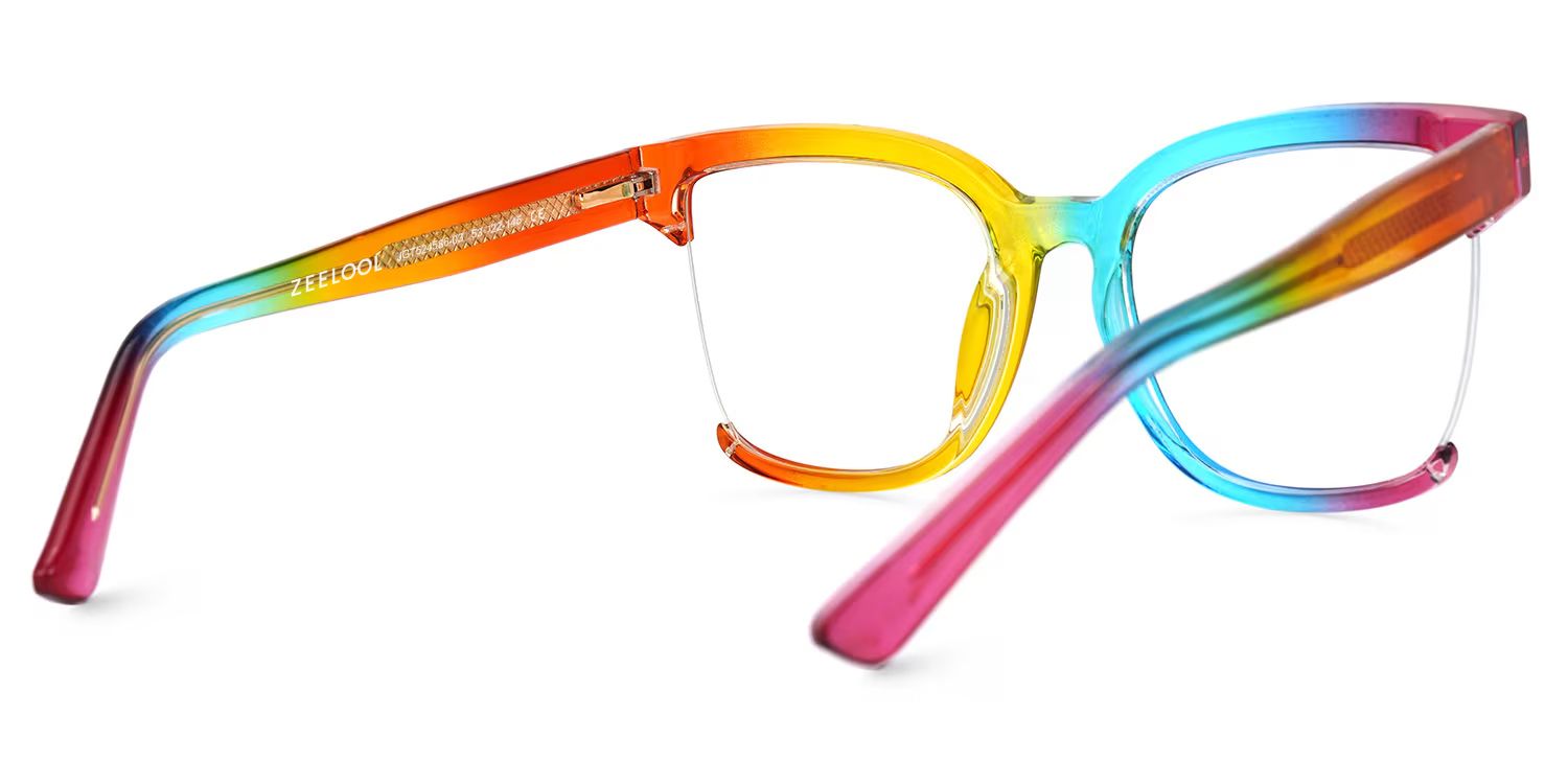 Cadogan Square Colorful Frame Glasses | ZEELOOL UK3