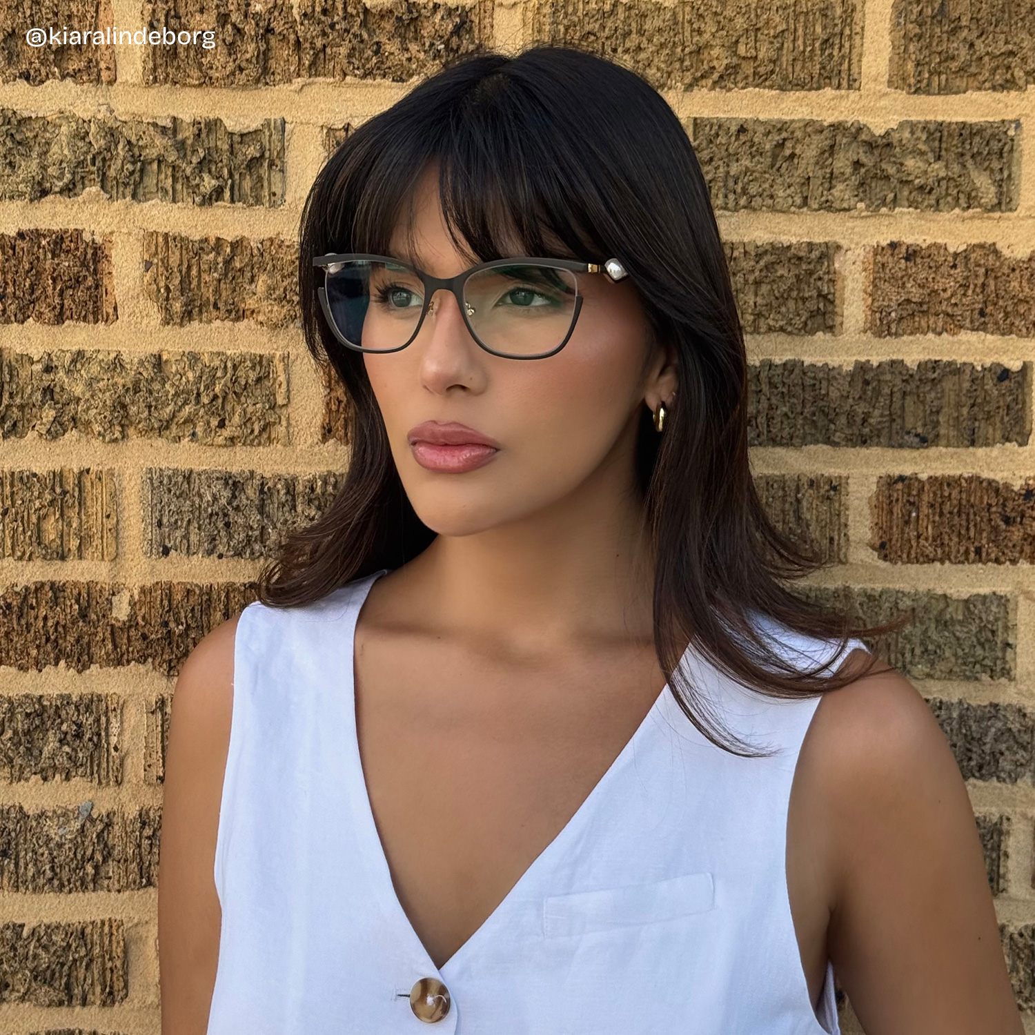 Aria Butterfly Black Glasses8