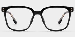 Donnalyn Black Square Glasses0