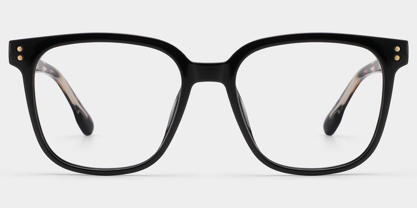 Donnalyn Black Square Glasses