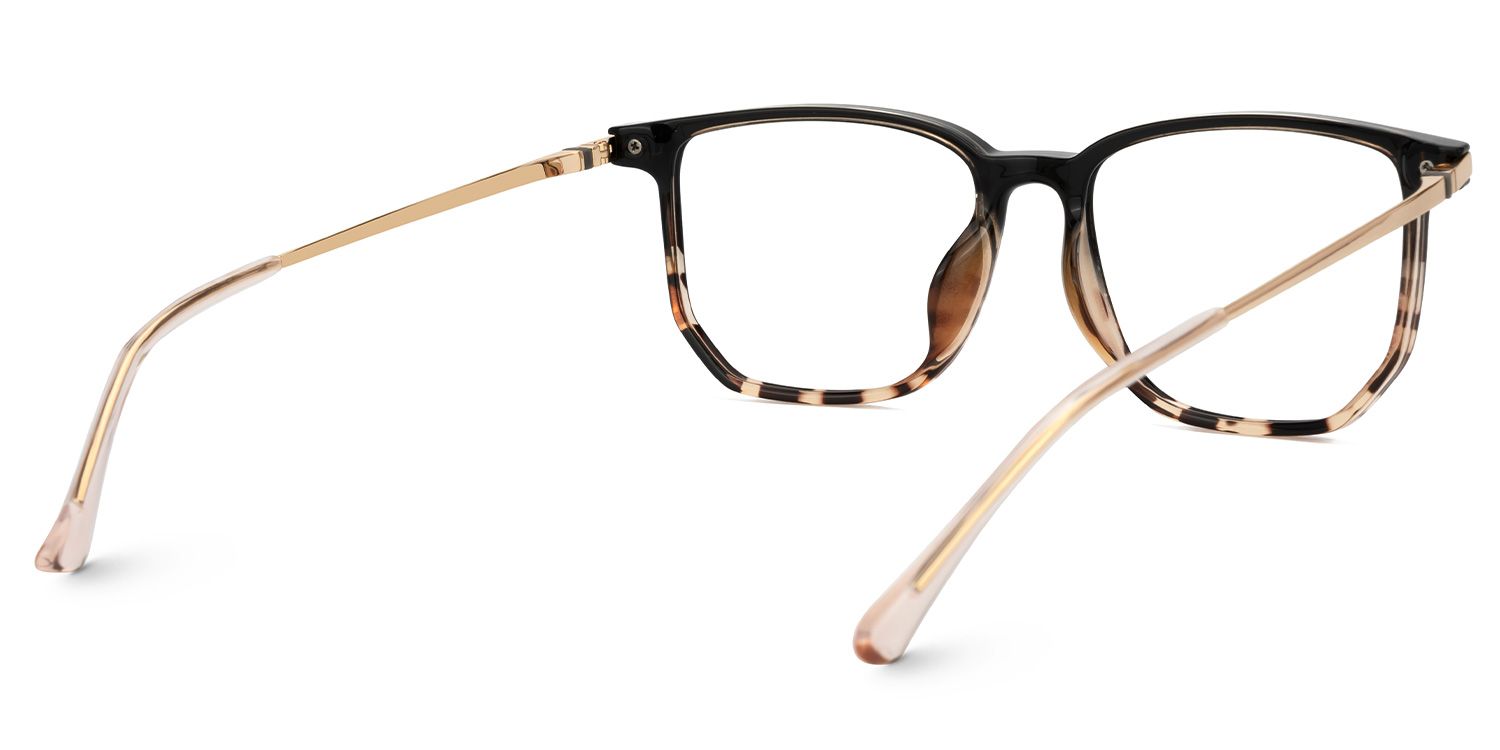 Fezell Tortoise Thin Frame Eyeglasses | ZEELOOL UK3
