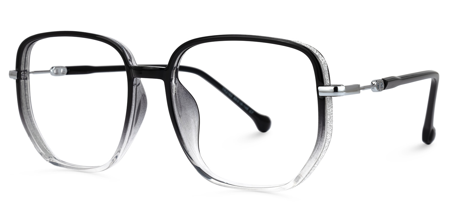 Joana Geometric Black-Crystal Glasses1