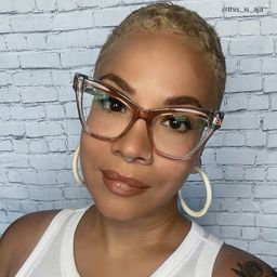 Saucie Brown Cat eye Glasses5