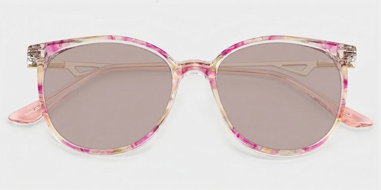 Chanty Pink Round Glasses