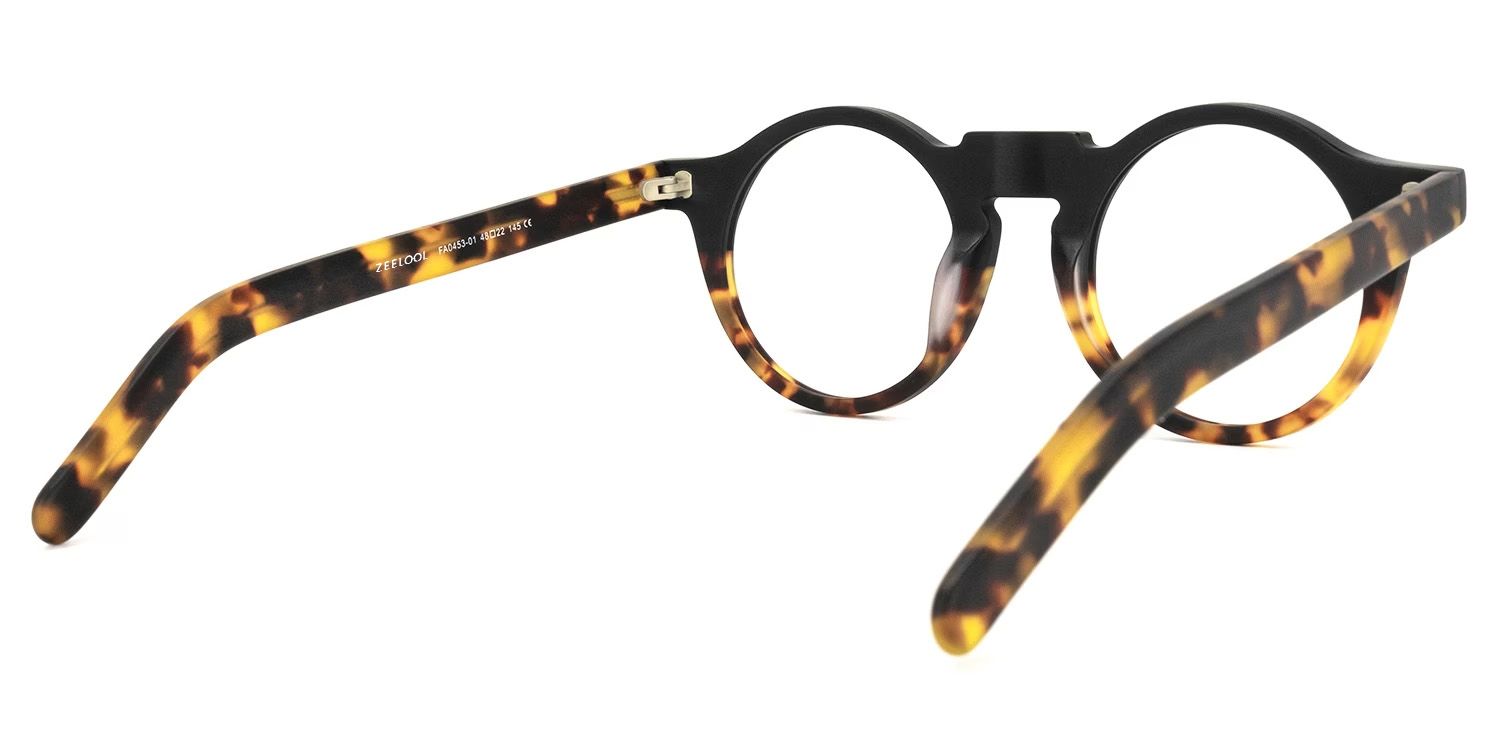 Jamie Round Tortoise Glasses | ZEELOOL UK4