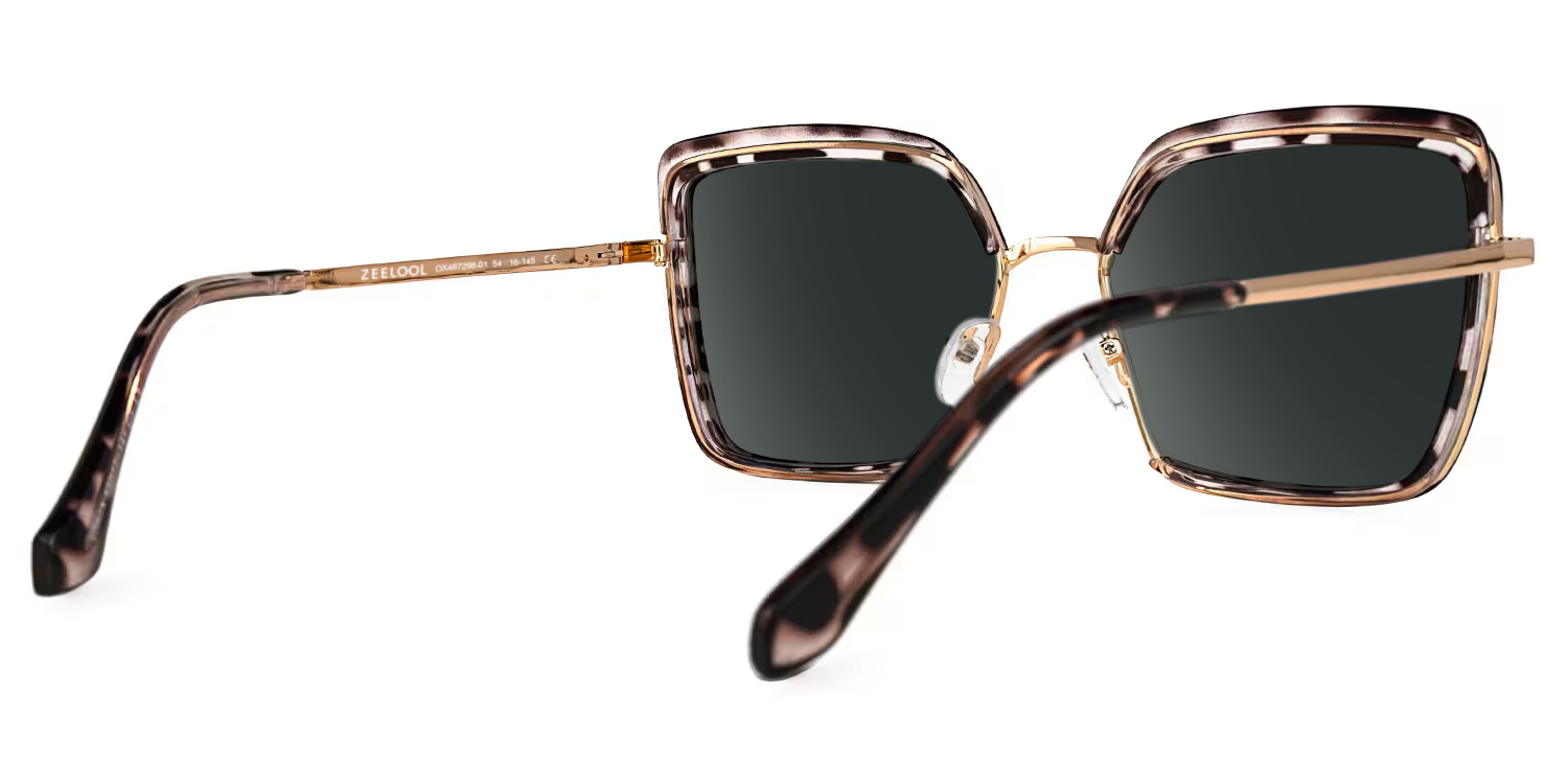 Cordaro Square Clear Tortoise Shell Glasses3