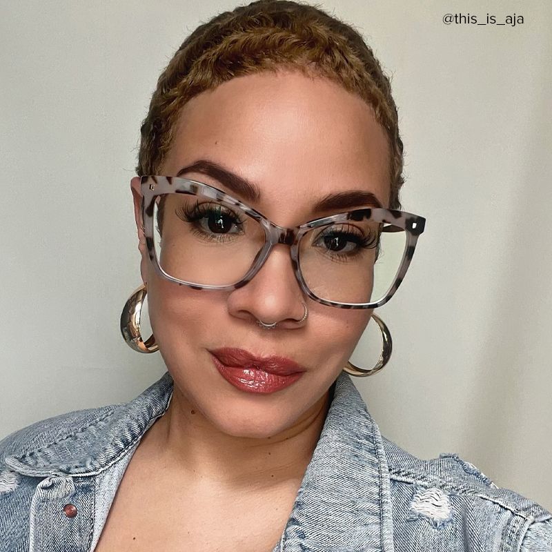 Isaebella Butterfly Tortoise Frame Glasses | ZEELOOL UK5