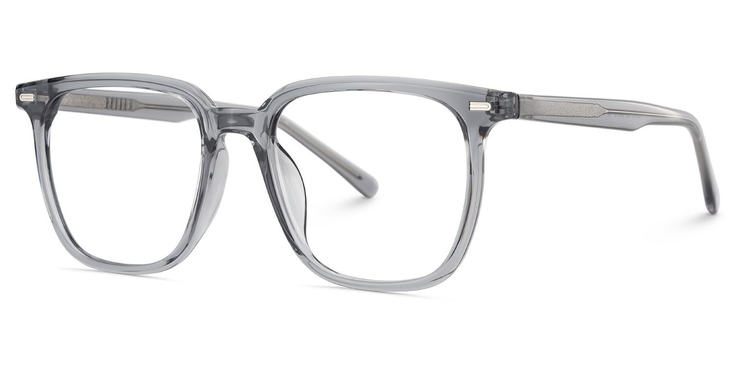 Square Grey Eyeglasses Jude TR-90 Frame Glasses4