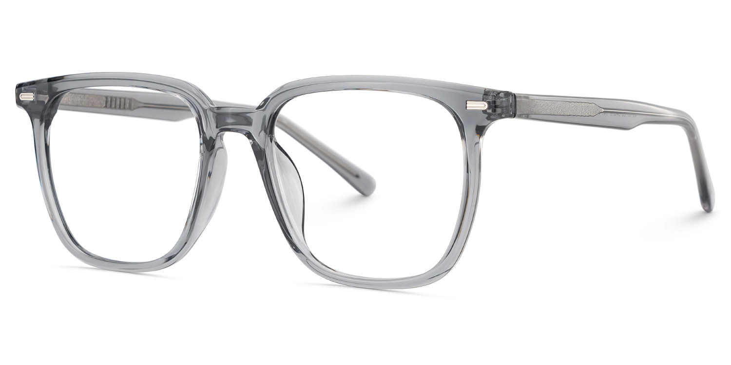 Square Grey Eyeglasses Jude TR-90 Frame Glasses3