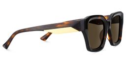 Rhea Square Tortoise Polarized Sunglasses3