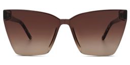 Liliane Square Brown Glasses0