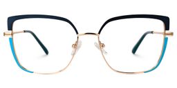 Grasso Square Two-Tone Glasses0