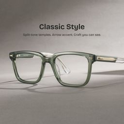 George Green Rectangle Glasses0
