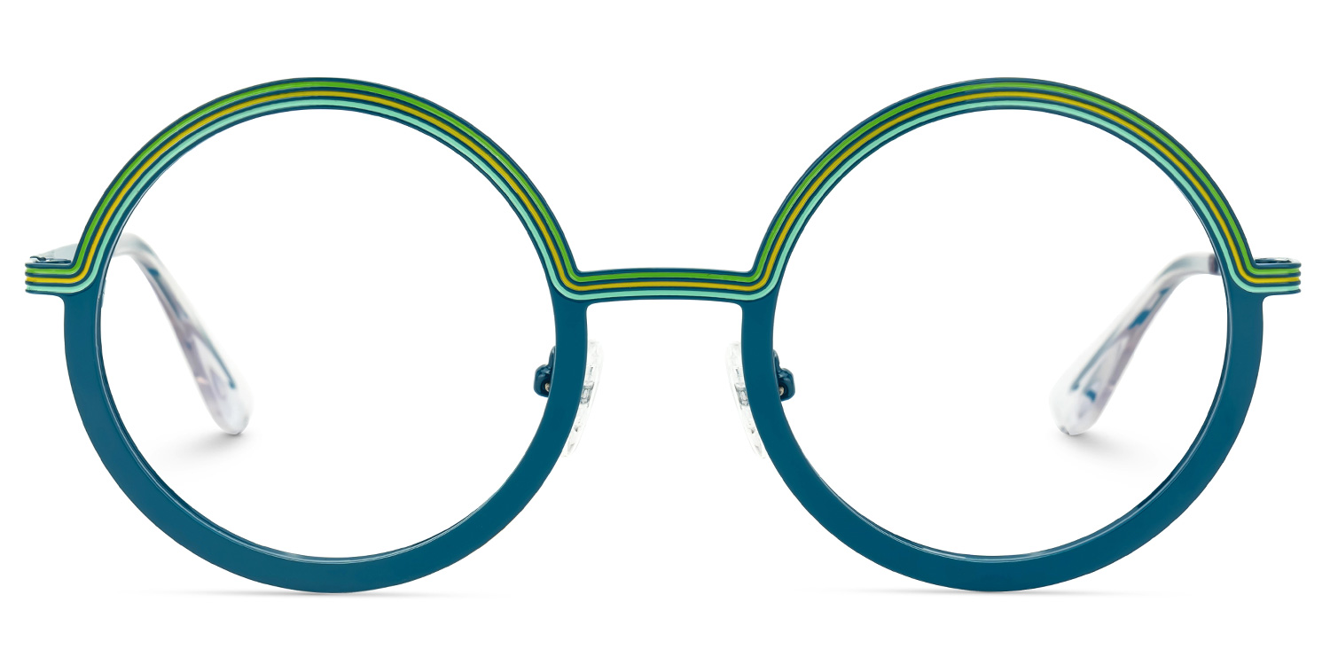 Vevay Round Purple Glasses0