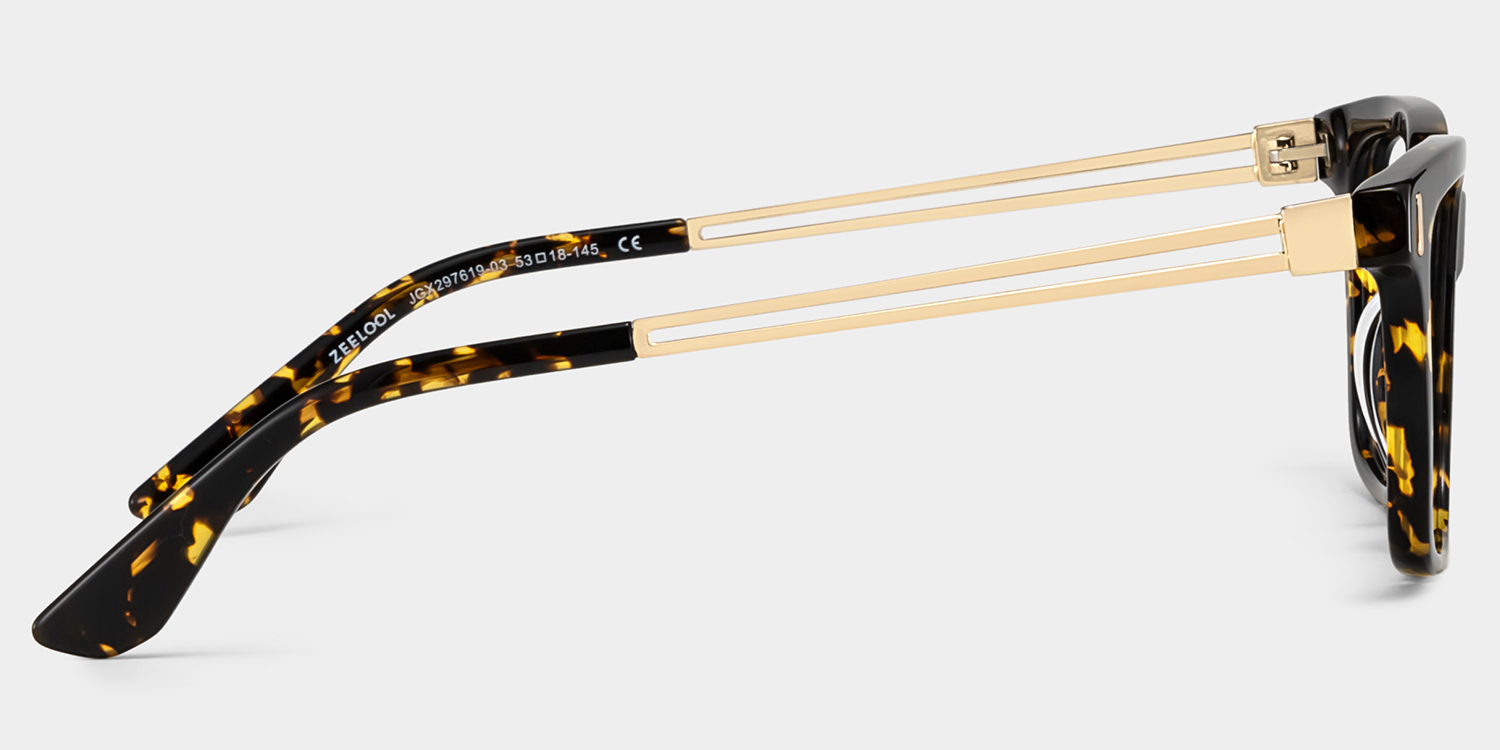 Axel Tortoise Frame Glasses with Rectangle Frame Online | ZEELOOL UK5
