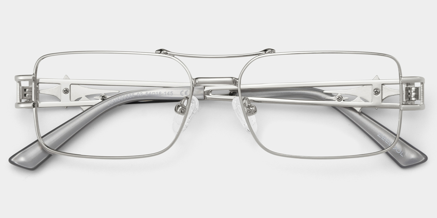 Eric Aviator Silver Glasses3