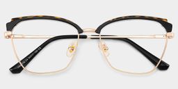 Phoebe Browline Tortoise Glasses2