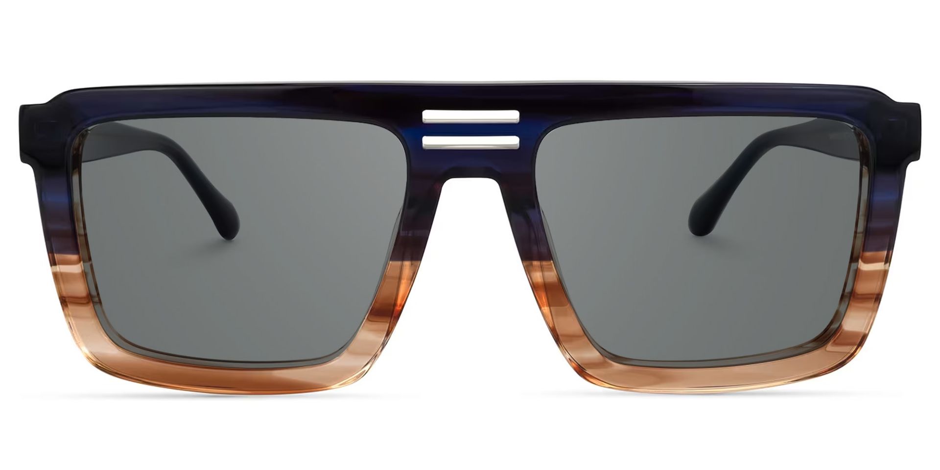 Yamilex Square Two-Tone Sunglasses | ZEELOOL UK0