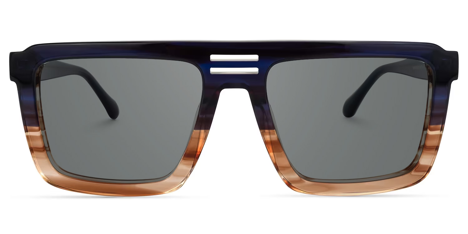 Yamilex Square Two-Tone Glasses good-img