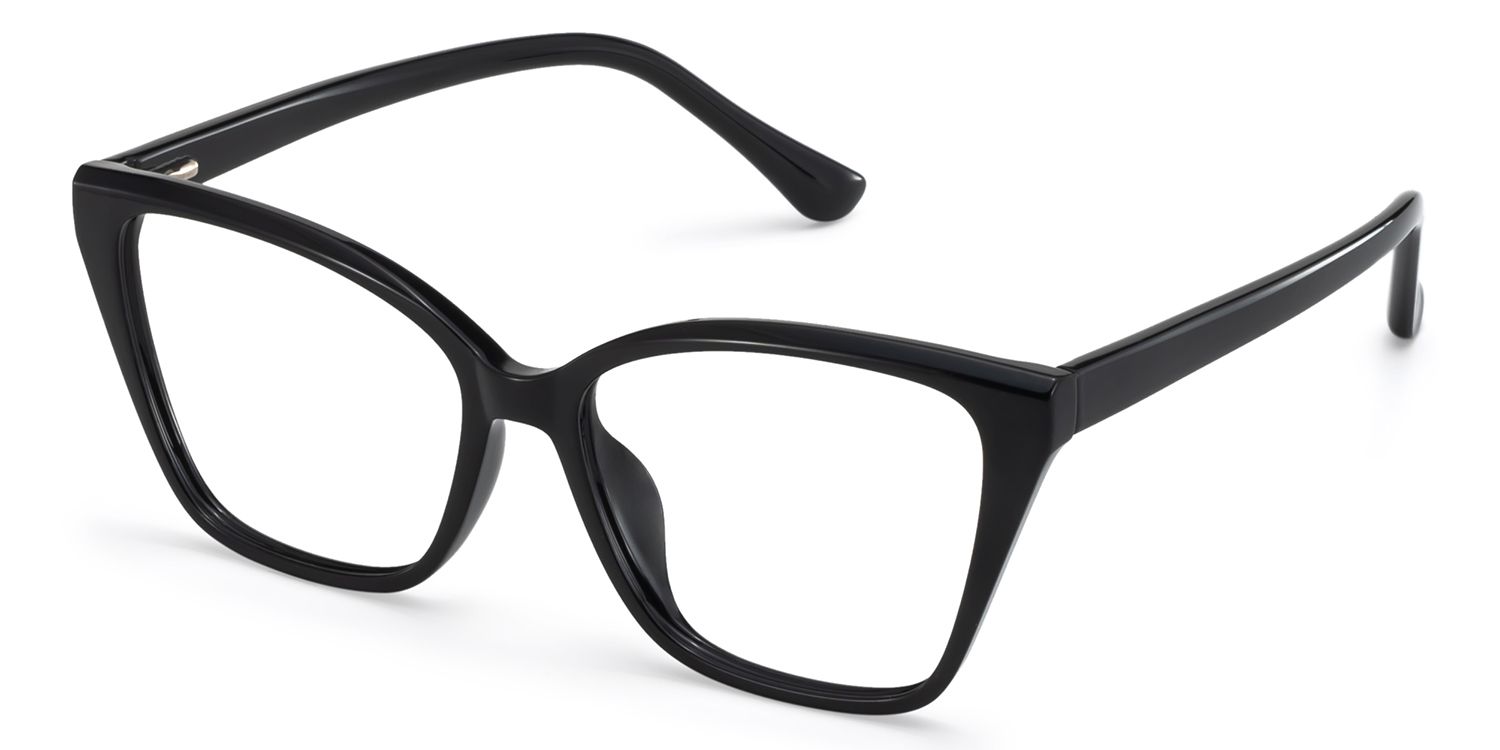Sienna Black Butterfly Prescription Glasses | ZEELOOL UK2