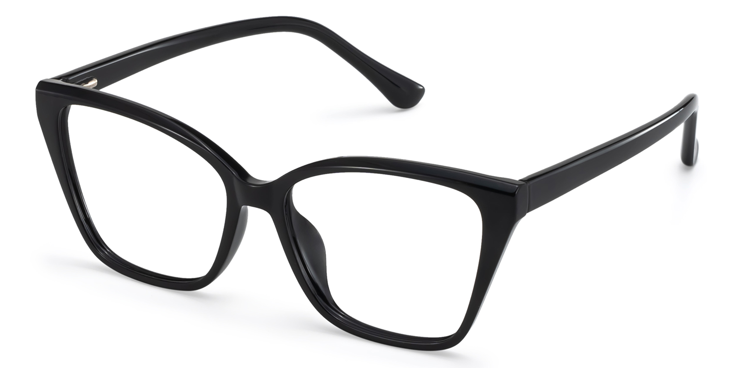 Sienna Black Butterfly Prescription Glasses | ZEELOOL UK2