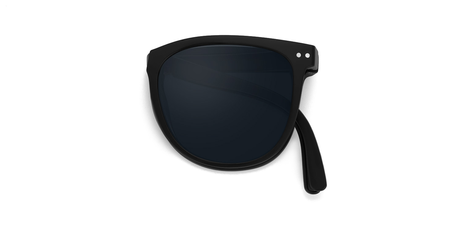 Lindzy TR90 Black Frame Sunglasses with Square Shape | ZEELOOL UK1