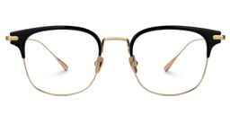 Mecca Browline Gold Glasses0