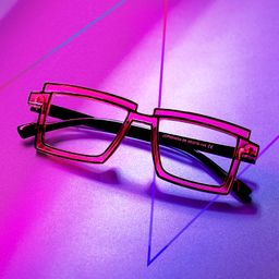 Zephyr Rectangle Purple Glasses4