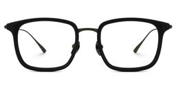 Gonzales Square Black Glasses0