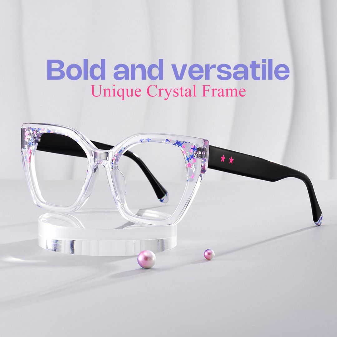 Butterfly Spectacle Frames With Clear Color0