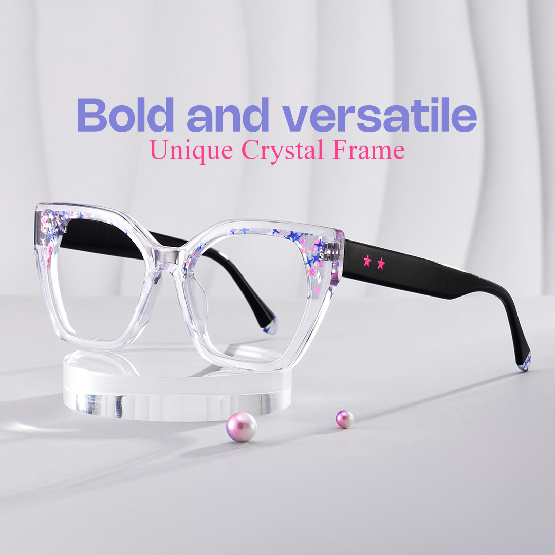 Butterfly Spectacle Frames With Crystal Color0