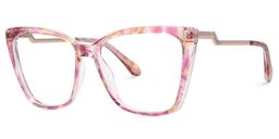 Awilda Cateye Pink Glasses1