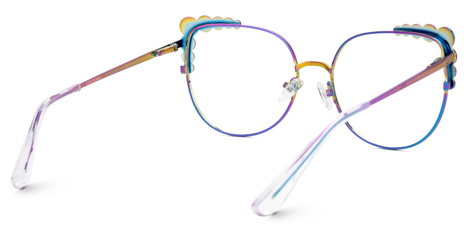 Designer Wallice Glasses in Metal Full-Frame3