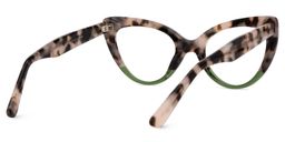 Claudette Cateye Green Glasses3