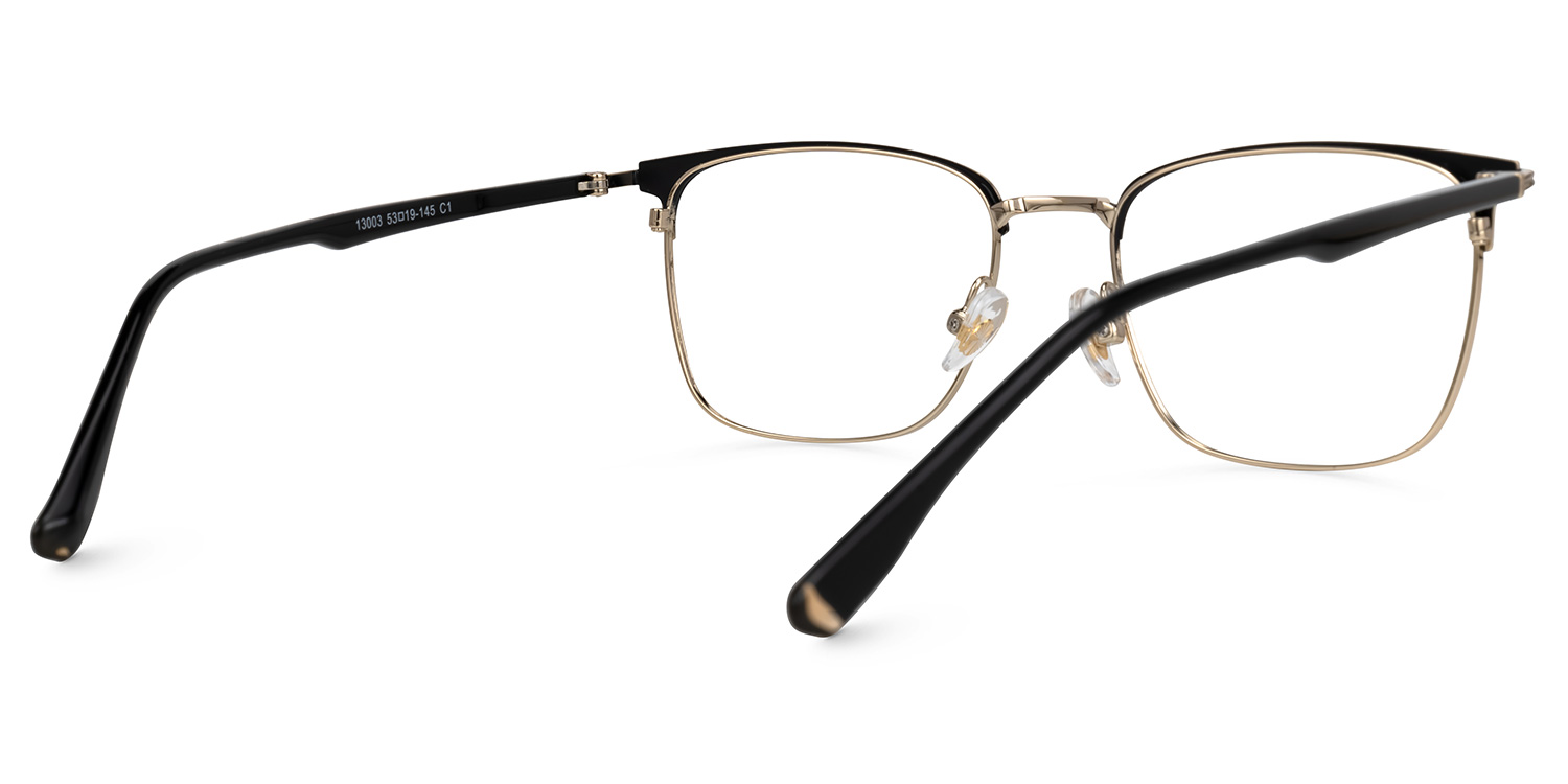 Metal Butler Eyeglasses, Butler Square Glasses -Zeelool Glasses3