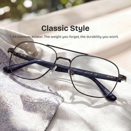 Anderson Aviator Black Glasses0