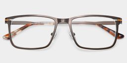 Roxana Rectangle Brown Glasses1